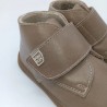 Botin Piruflex en piel color topo