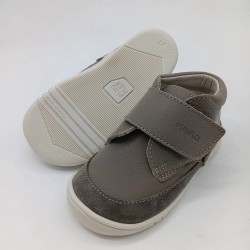Botin Piruflex combinado en piel gris