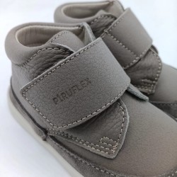 Botin Piruflex combinado en piel gris
