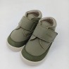 Botin Piruflex en piel combinada en verde
