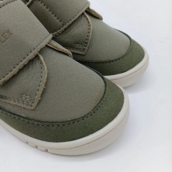 Botin Piruflex en piel combinada en verde