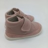 botin Piruflex en piel combinada rosa