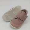 botin Piruflex en piel combinada rosa