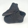 Botin respetuoso Coqueflex negro con glitter