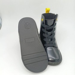 Bota media caña respetuosa Coqueflex en negro
