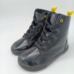 Bota media caña respetuosa Coqueflex en negro
