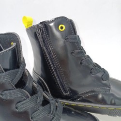 Bota media caña respetuosa Coqueflex en negro
