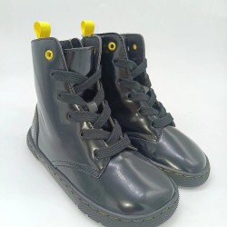 Bota media caña respetuosa Coqueflex en negro