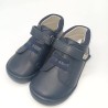 Botin Piruflex piel azul marino