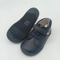 Botin Piruflex piel azul marino