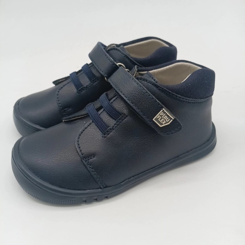 Botin Piruflex piel azul marino