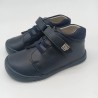 Botin Piruflex piel azul marino