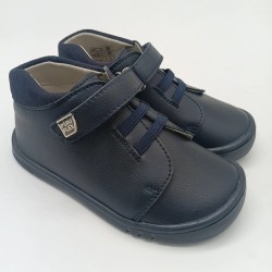 Botin Piruflex piel azul marino