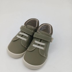 Botin Piruflex piel verde musgo