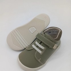 Botin Piruflex piel verde musgo