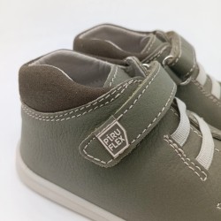 Botin Piruflex piel verde musgo