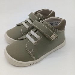 Botin Piruflex piel verde musgo