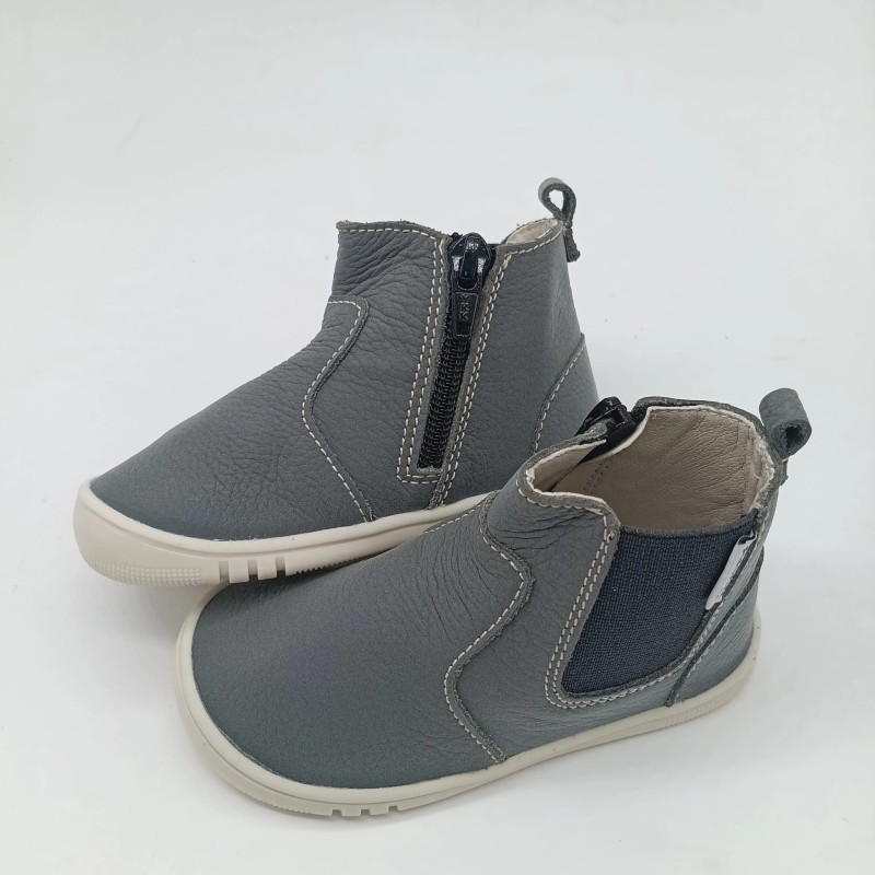 Botin Chelsea respetuoso Piruflex en piel gris