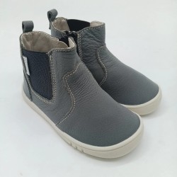 Botin Chelsea respetuoso Piruflex en piel gris