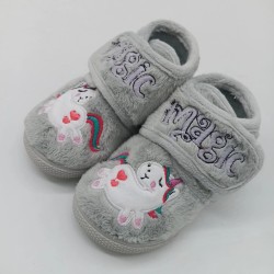 Zapatilla de casa respetuosa Unicornio