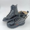 Bota kickers piel charol negro