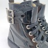 Bota kickers piel charol negro