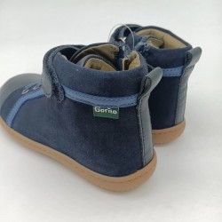 Botín Feet en piel color azul