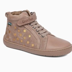 Botin Feet en piel color arena