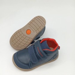Botin Barefoot Primeros pasos en azul