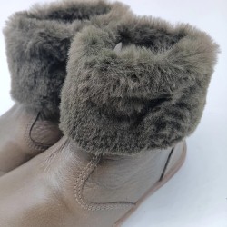 Botin Piruflex respetuoso en piel kaki