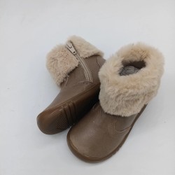 Botin piruflex respetuoso en piel camel