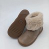 Botin piruflex respetuoso en piel camel