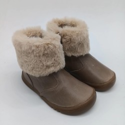 Botin piruflex respetuoso en piel camel