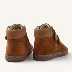 Botin Barefoot en serraje color cuero