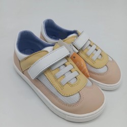 Deportivo modelo Berlin en color rosa y amarillo