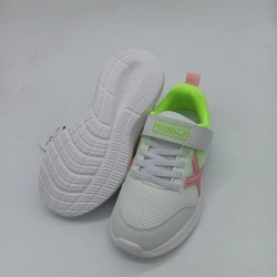 Deportivo Munich Mini Leta en blanco y flúor