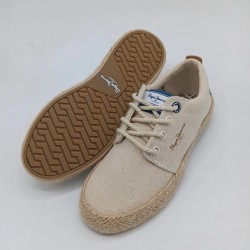 Zapatilla lino Pepe Jeans color natural