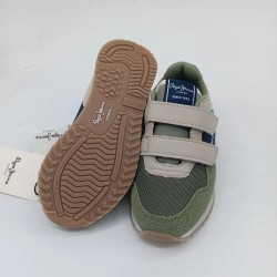 Zapatilla Pepe Jeans cierre velcro combinada