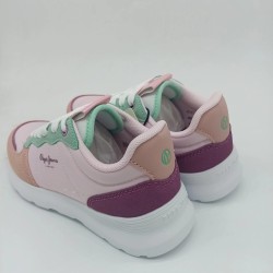 Deportivo Pepe Jeans en tonos rosa y verde agua