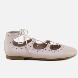 Bailarina maravilla angora rosa empolvado