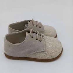 Zapato oxford respetuoso en color arena