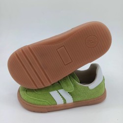 Zapatilla Coqueflex en verde menta y blnaco