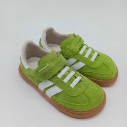 Zapatilla Coqueflex en verde menta y blnaco