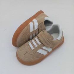 Zapatilla Coqueflex en arena y blanco