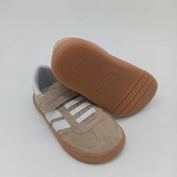 Zapatilla Coqueflex en arena y blanco