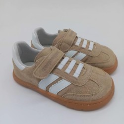 Zapatilla Coqueflex en arena y blanco