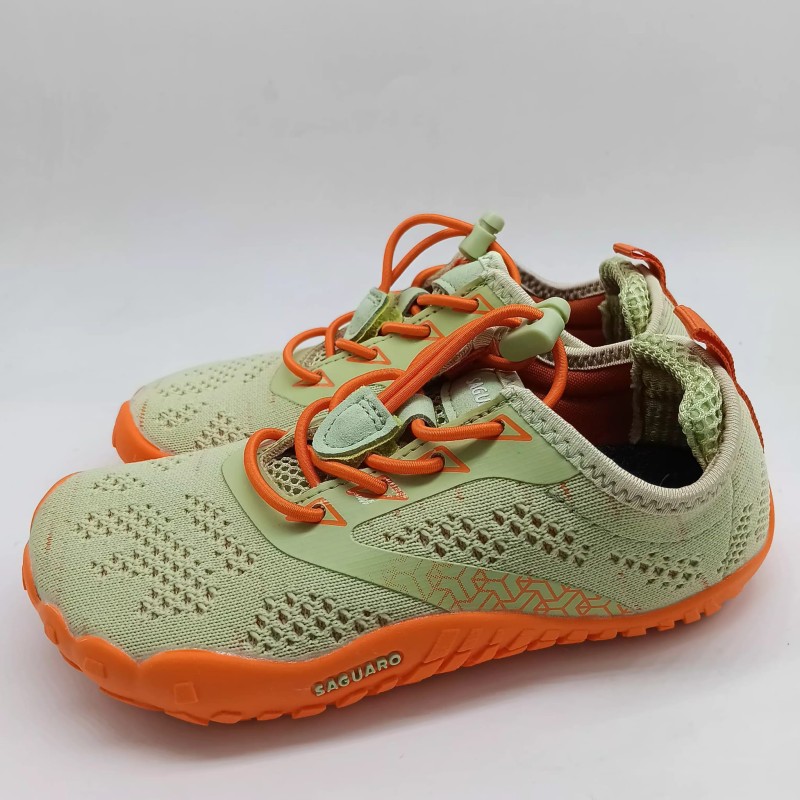 Saguaro en verde y naranja