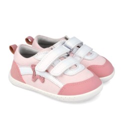 Zapatilla estrella pique barefoot en rosa