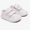 Zapatilla Barefoot lona corazones multi