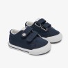 Zapatillas Barefoot lona azul